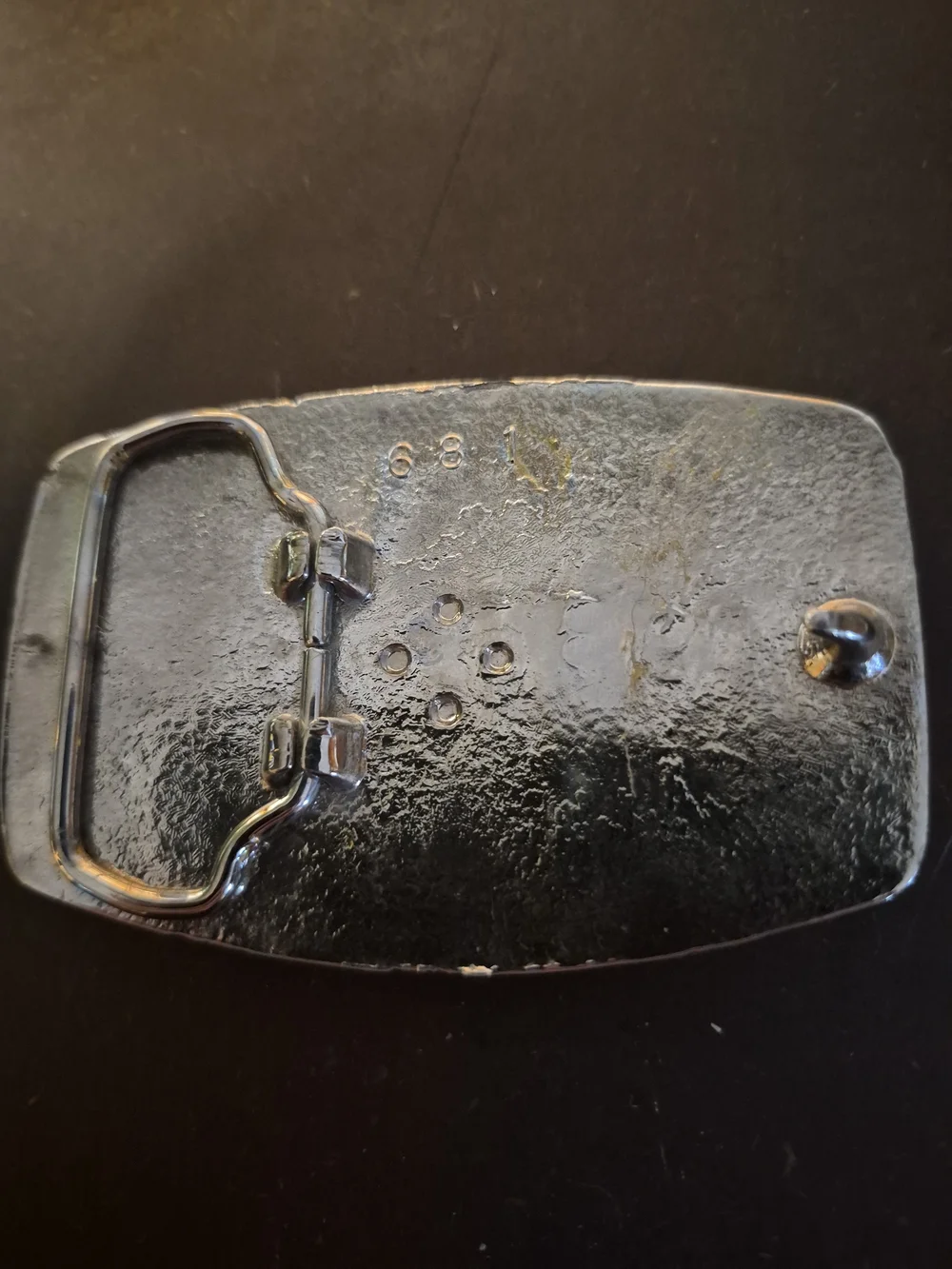 Vintage Loomis Cycle Sales Indiana Biker Chopper Motorcycle US Belt Buckle 1223